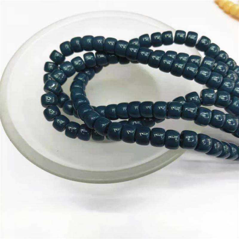 Dark blue 6*8mm (66 pieces per treaty)