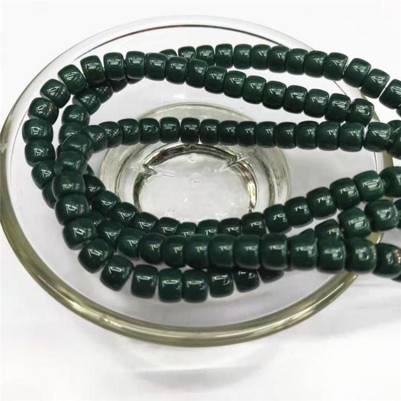 Dark green 6*8mm (66 per treaty)