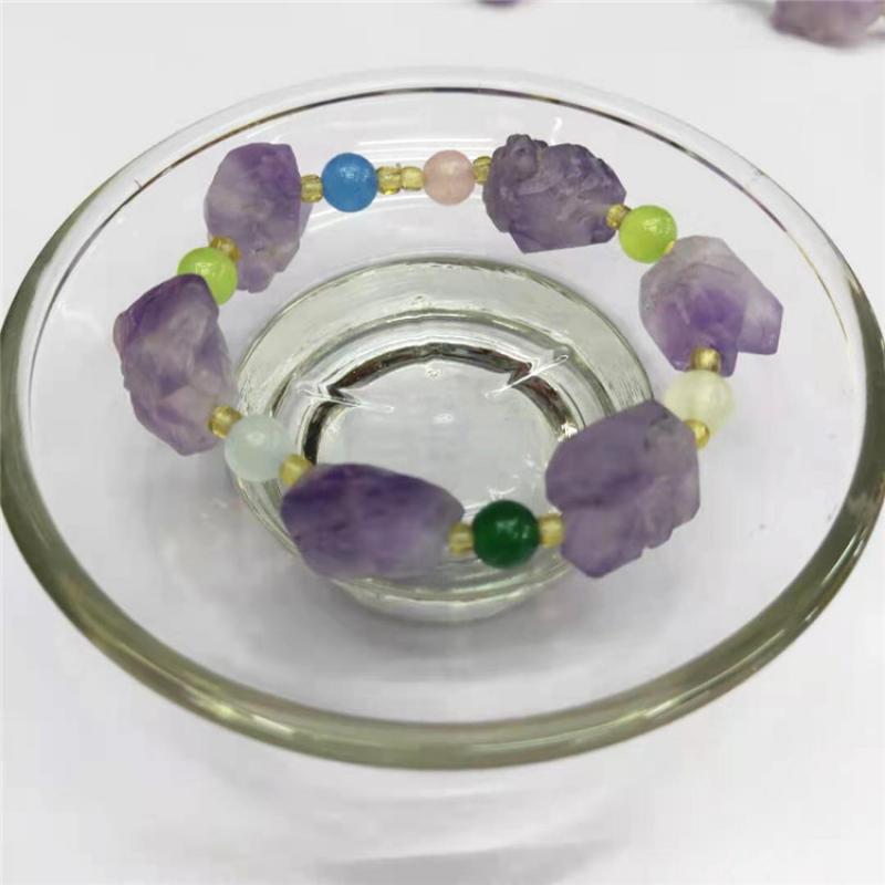 6 pcs irregular amethyst