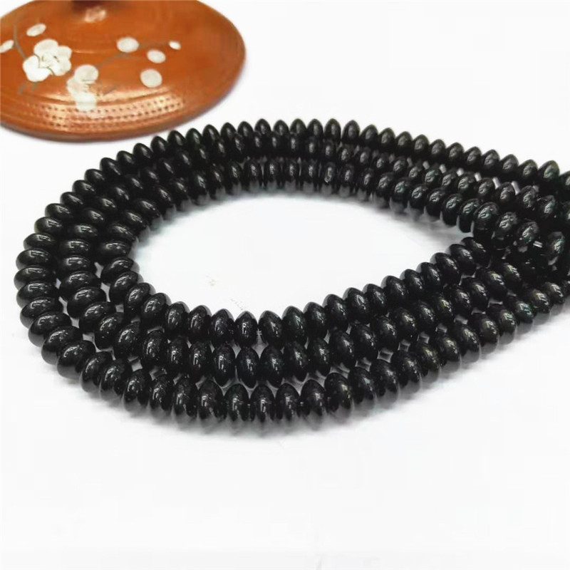 Black 3*6mm (122 pbeads/strand)