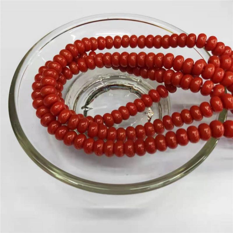 Light porcelain red 5*8mm (85 per treaty)