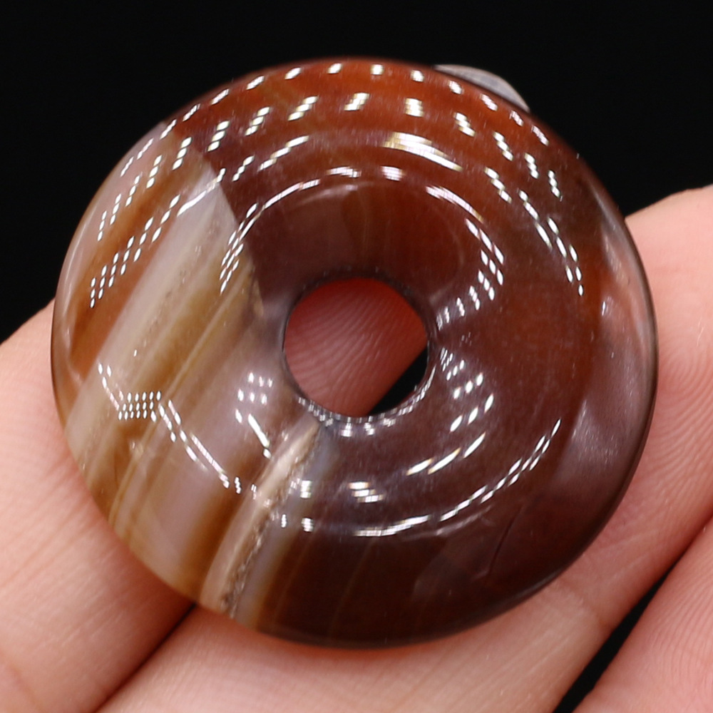 Brown striped agate