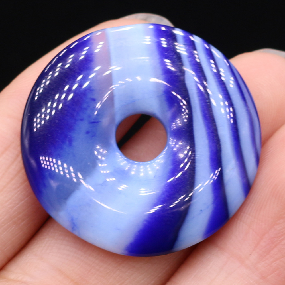 Blue stripe agate