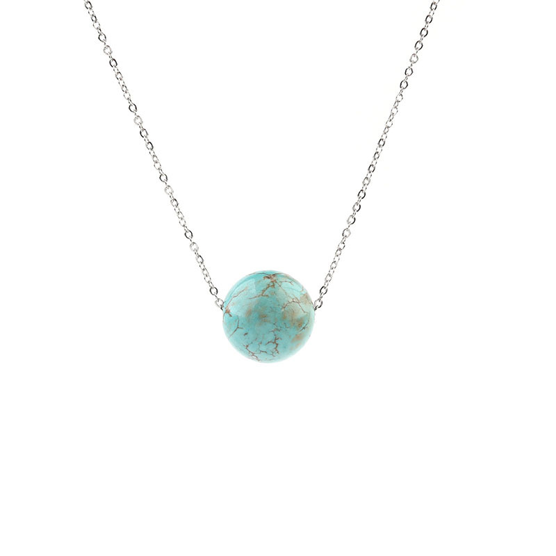 A single turquoise