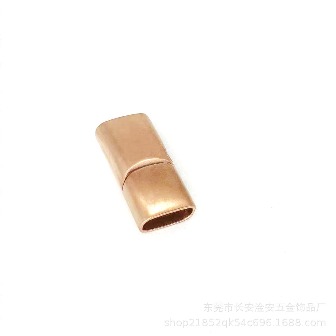 Glossy rose gold 12*6mm