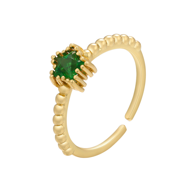 3:gold color plated with green