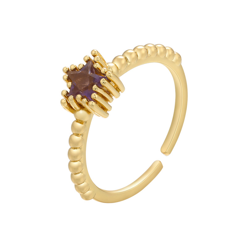 6:gold color plated and purple