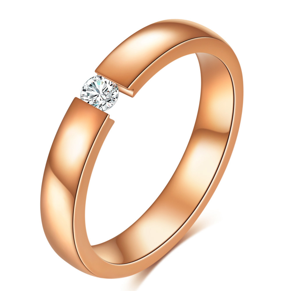 4:rose gold color plated