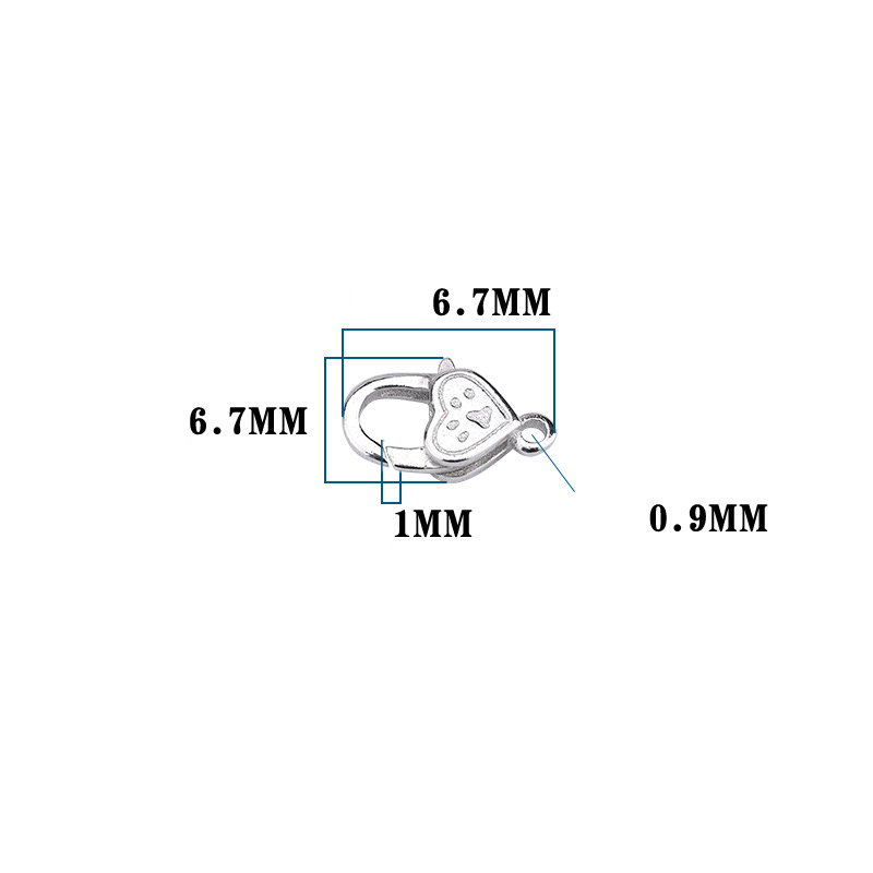 B 6.7x6.7x1mm