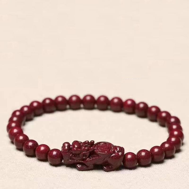 6mm round bead single PI xiu (fortune and Treasure