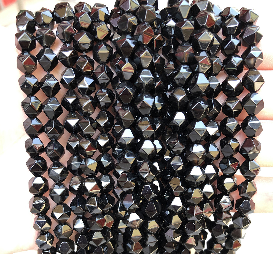 Black Agate 6mm/about 55 pcs