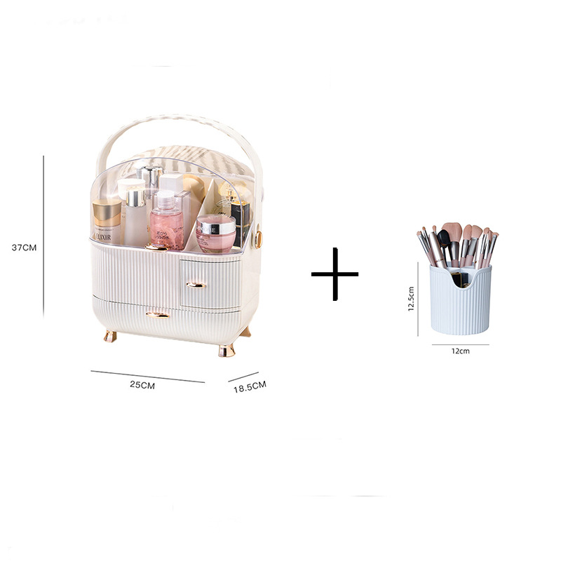 Storage box, brush holder [white]