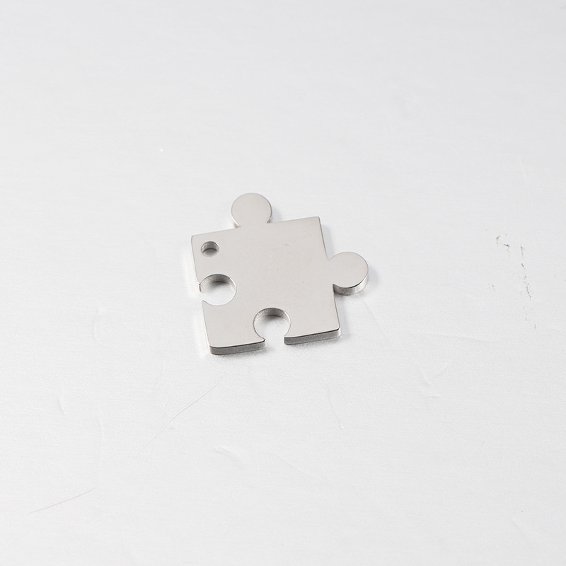 Puzzle steel color