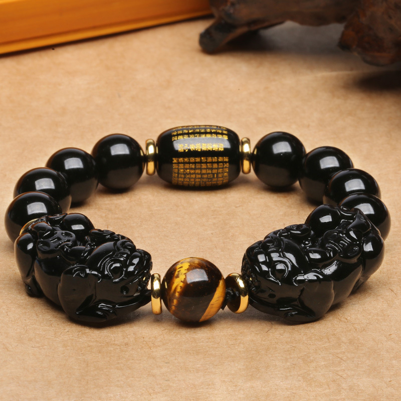 【 double 】 black PI xiu + color round bead 14m