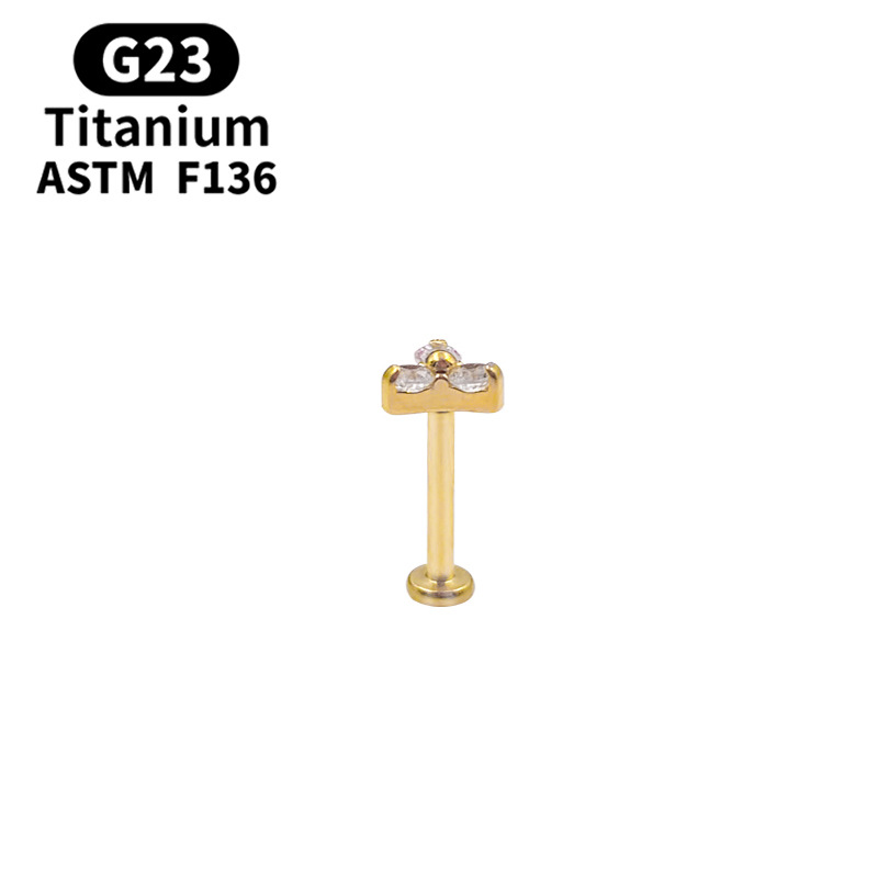 gold color plated 1.2x6mm, 4mm couleur plaqué or