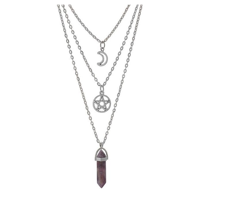 2:Platin Farbe mit Amethyst vergoldet