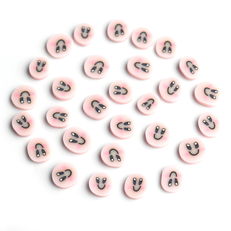 26# smiley face sheet (100 PCS) 10mm