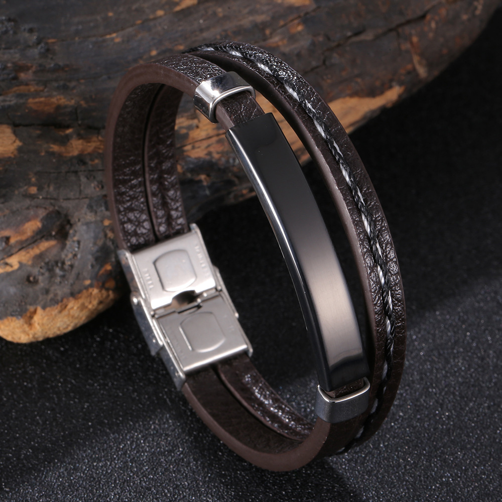 Brown leather [black]: 165mm [inner circumference]