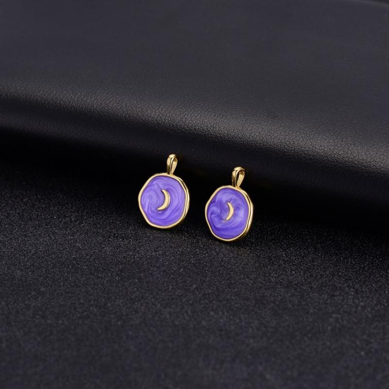 14K gold H-5857 purple