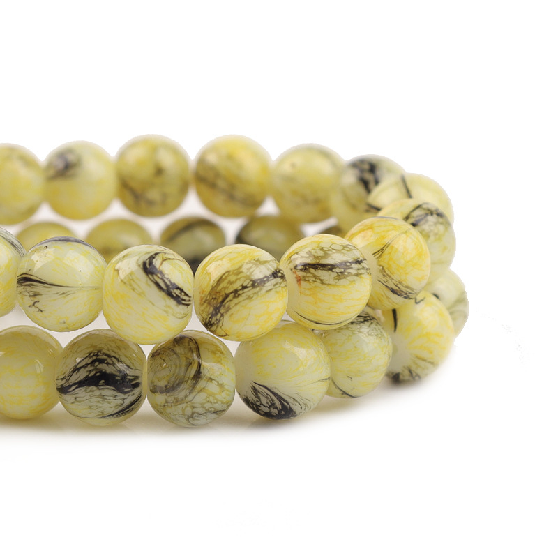 Beige beads 4mm