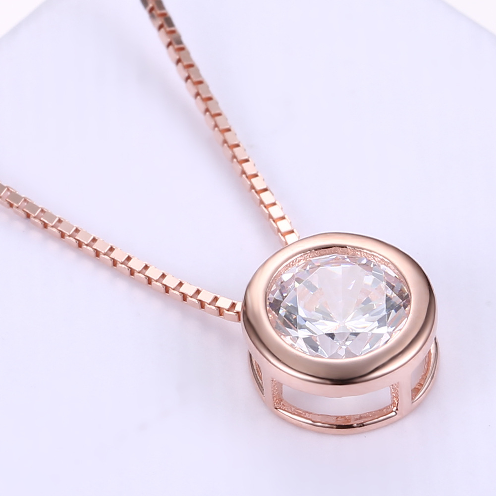 2:rose gold color plated