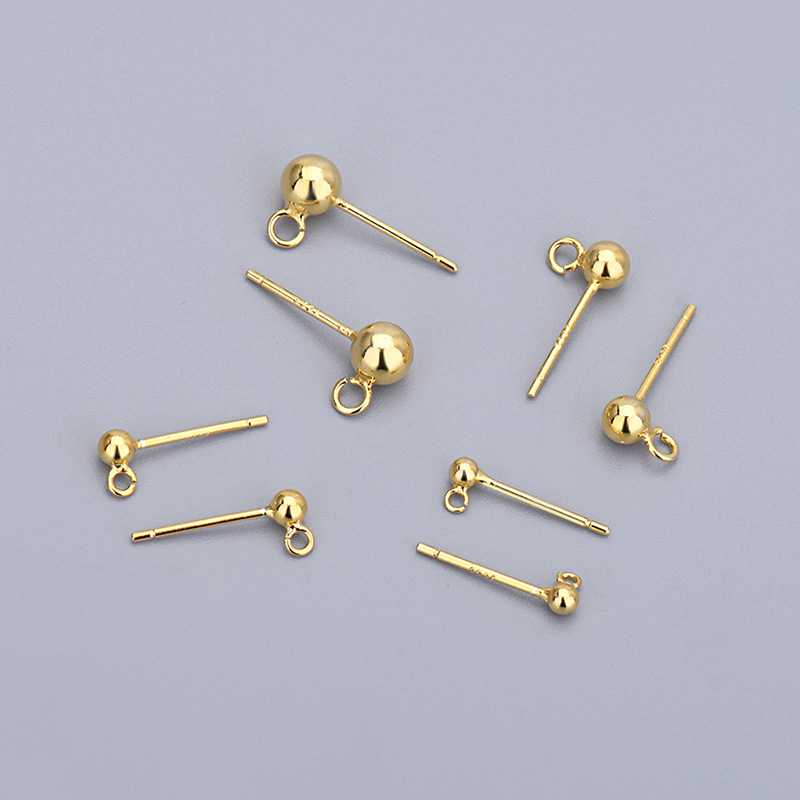 gold color plated 4mm