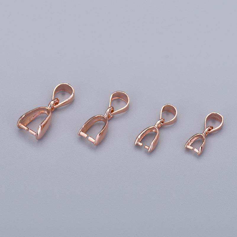 rose gold color plated 4mm