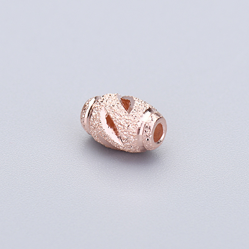 rose gold color plated 6mm