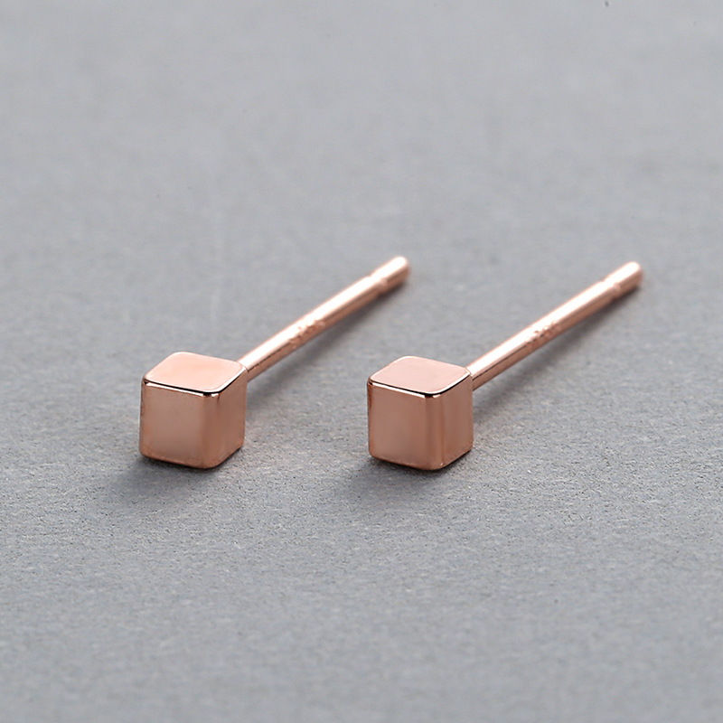 rose gold color plated 2mm