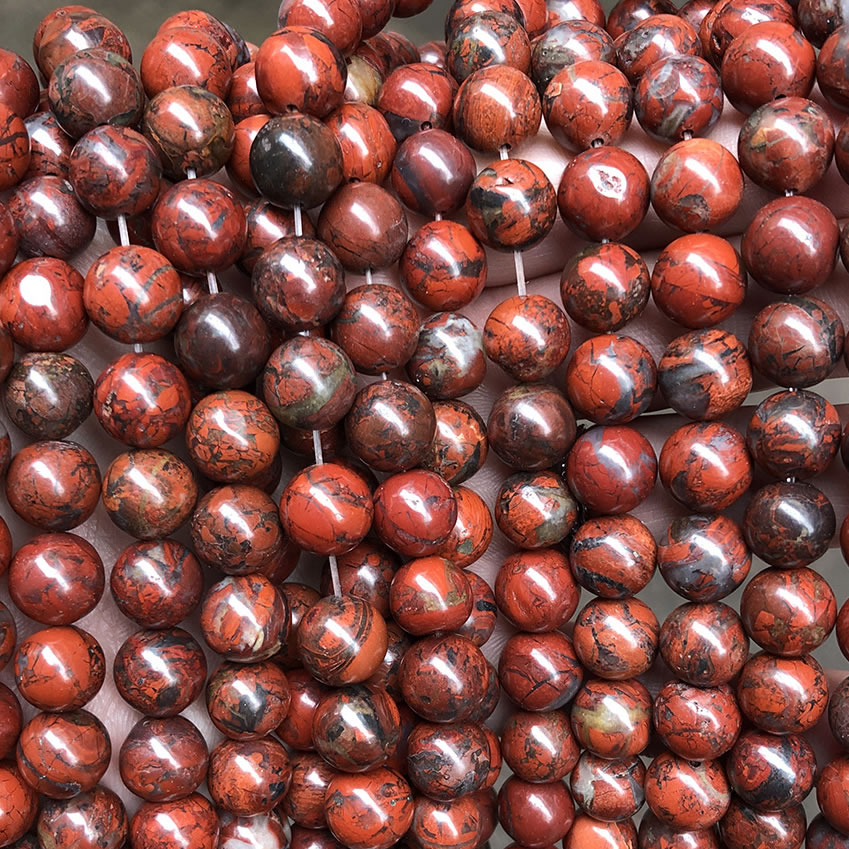 natural imports Jasper Brecciated 4mm,about 90 pcs