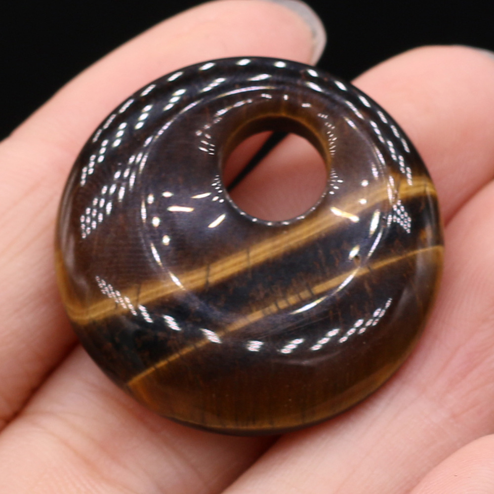 Tiger eye stone diameter 30mm