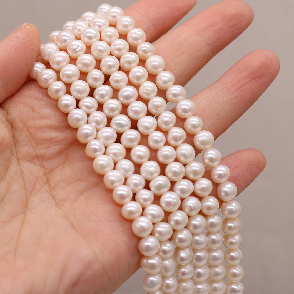 White 6-7mm-length 36cm