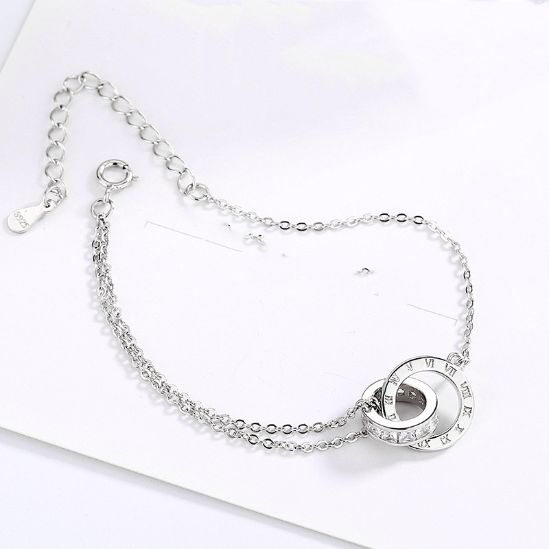 Bracelet white gold 15-16cm