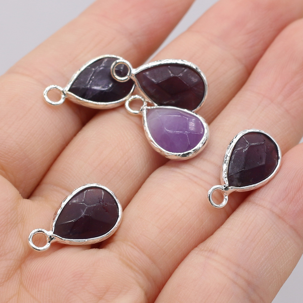 Silver Amethyst 15-20mm