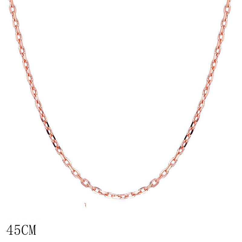 Rose gold single chain