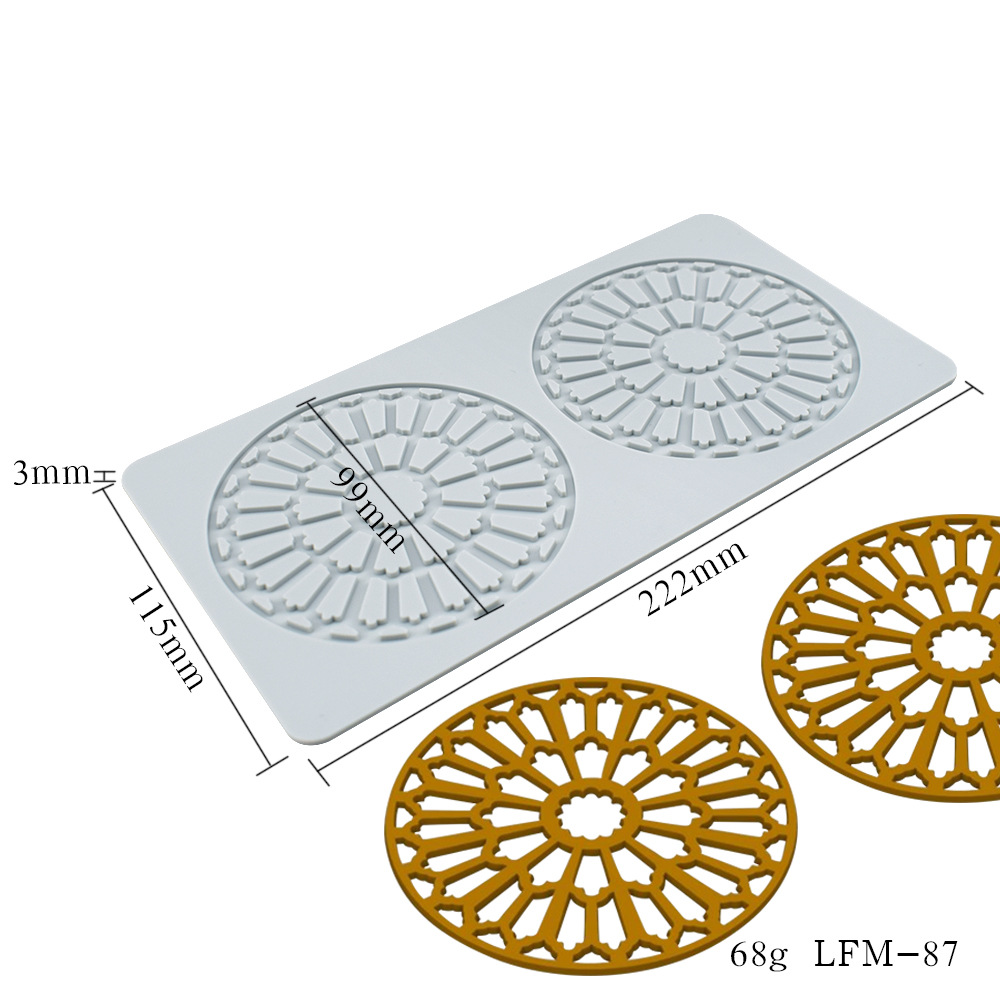 6:(68g) 2 circular lines LFM-87 gray