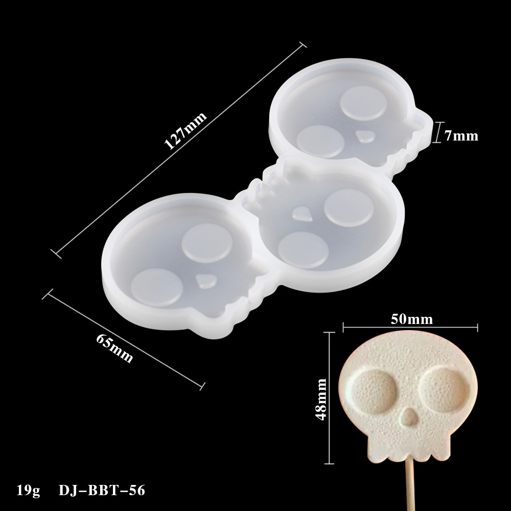 (19g) Skull DJ-BBT-56 translucent color