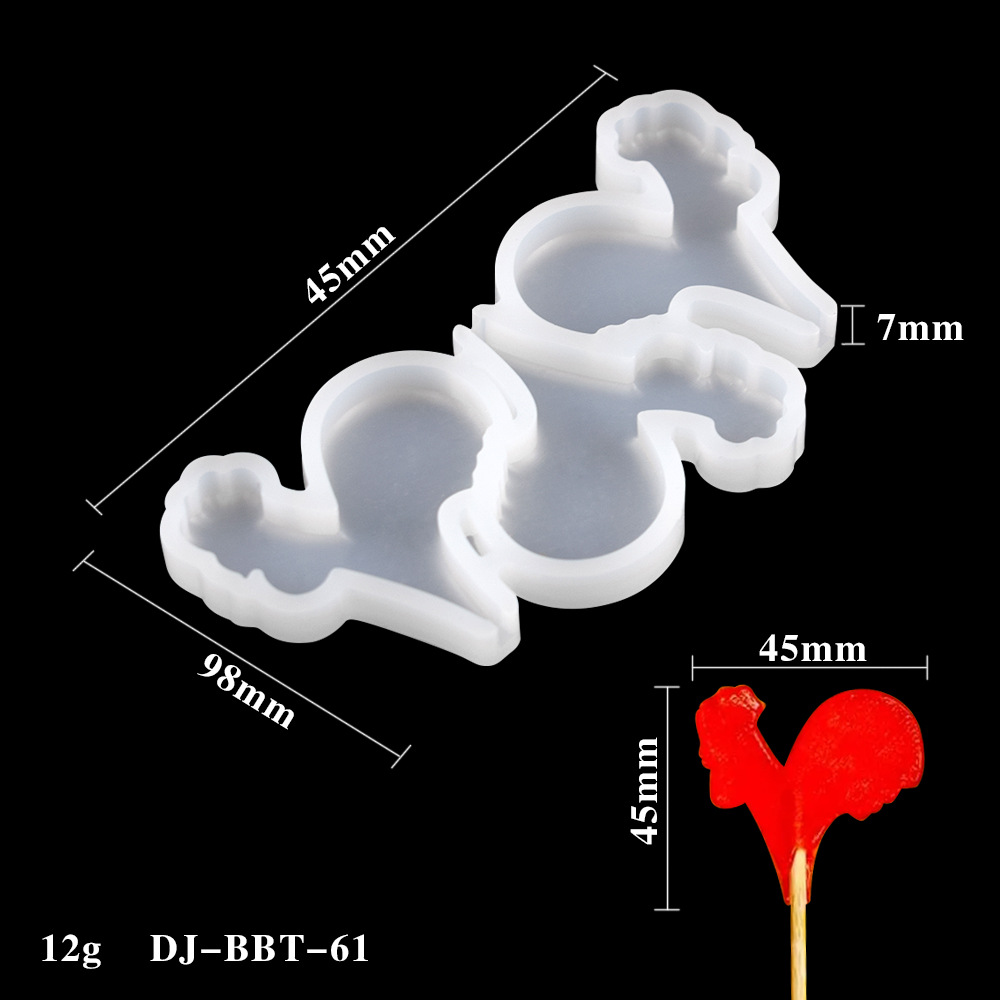 (12g) pointed tail cock DJ-BBT-61 translucent colo