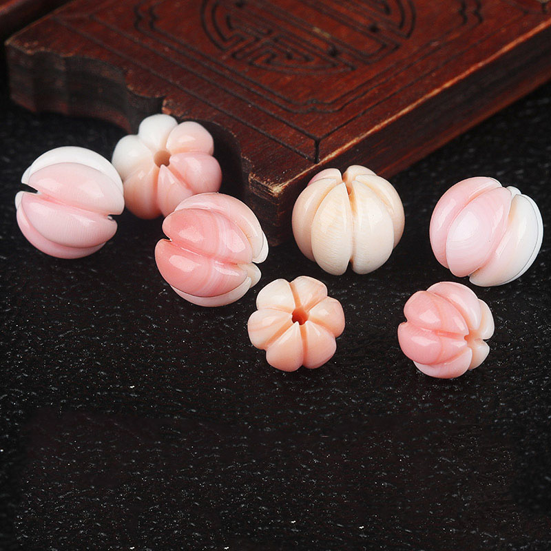 [No. 6] Pumpkin beads 8mm/single