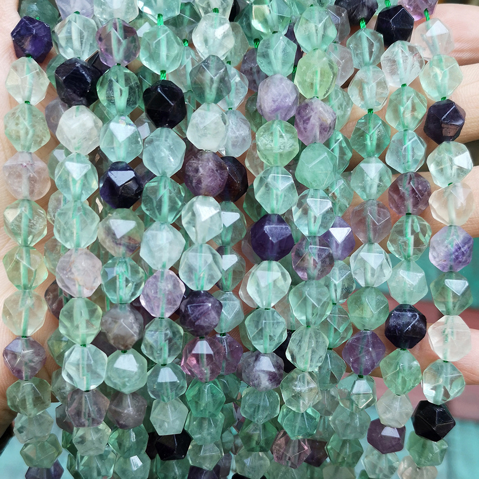 Blue Fluorite 6mm/about 55 pcs