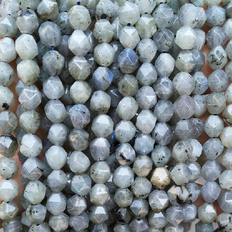 labradorite 6mm/about 55 pcs