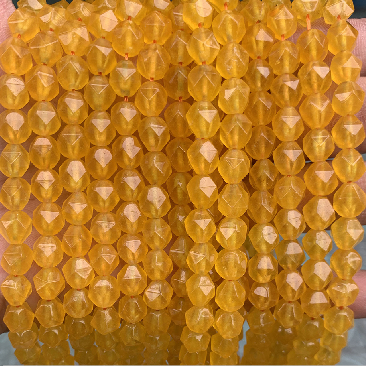 Orange Chalcedony 6mm/about 55 pcs