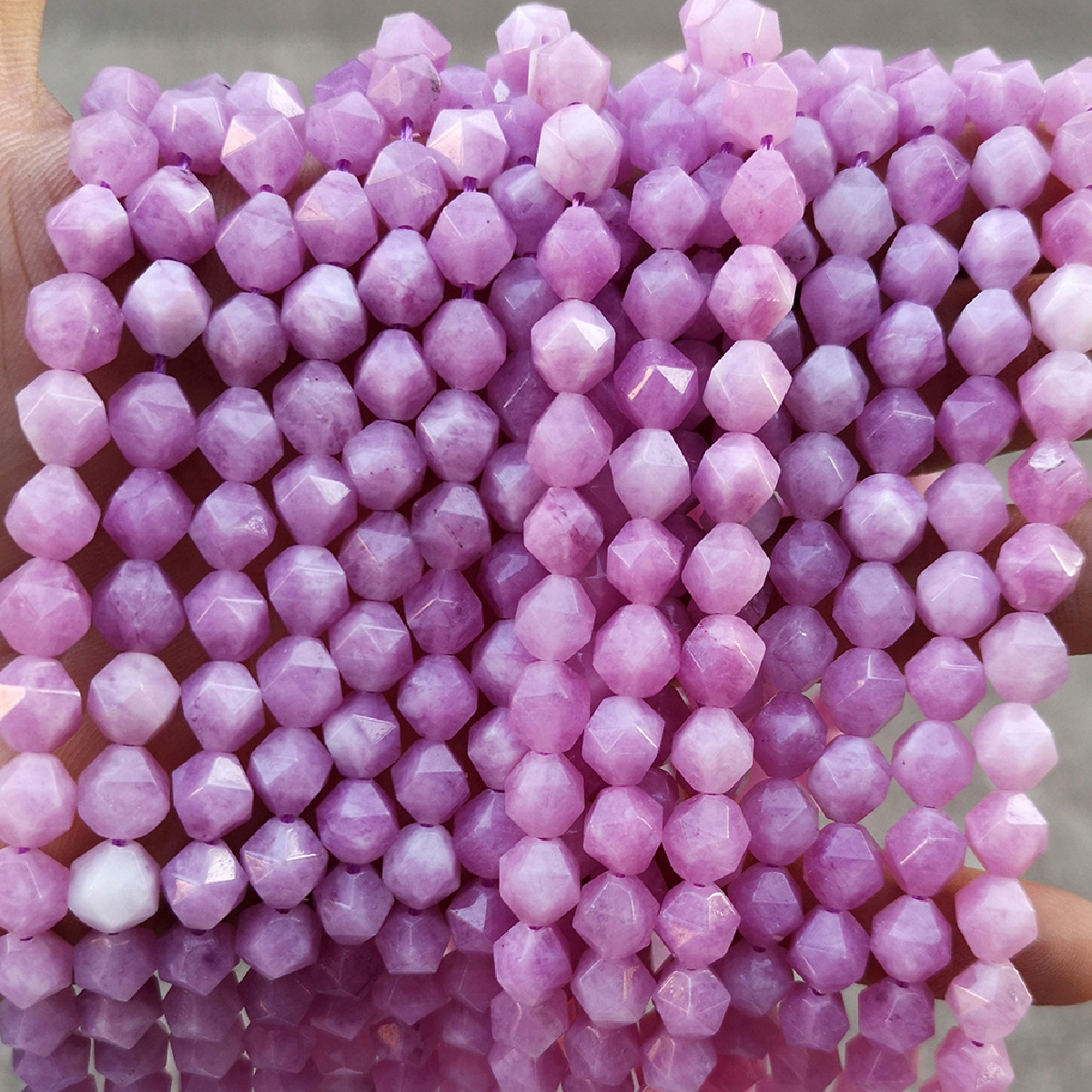 Light Purple Chalcedony 6mm/about 55 pcs