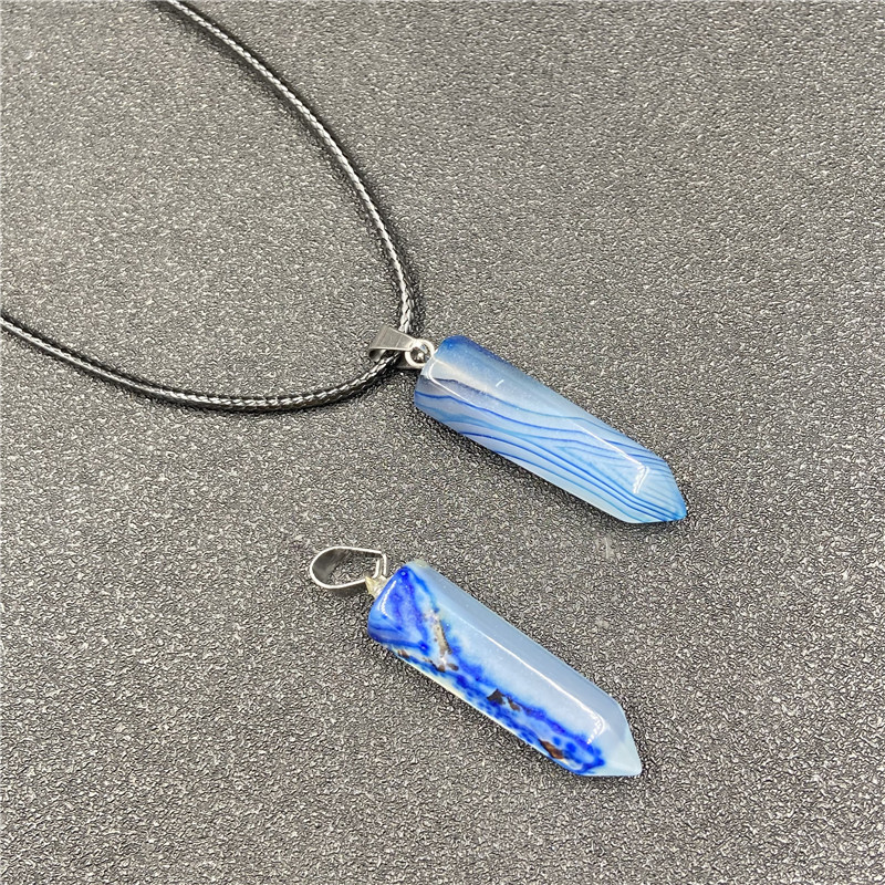 Blue striped agate