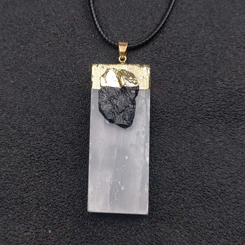 Plaster + black tourmaline free lanyard