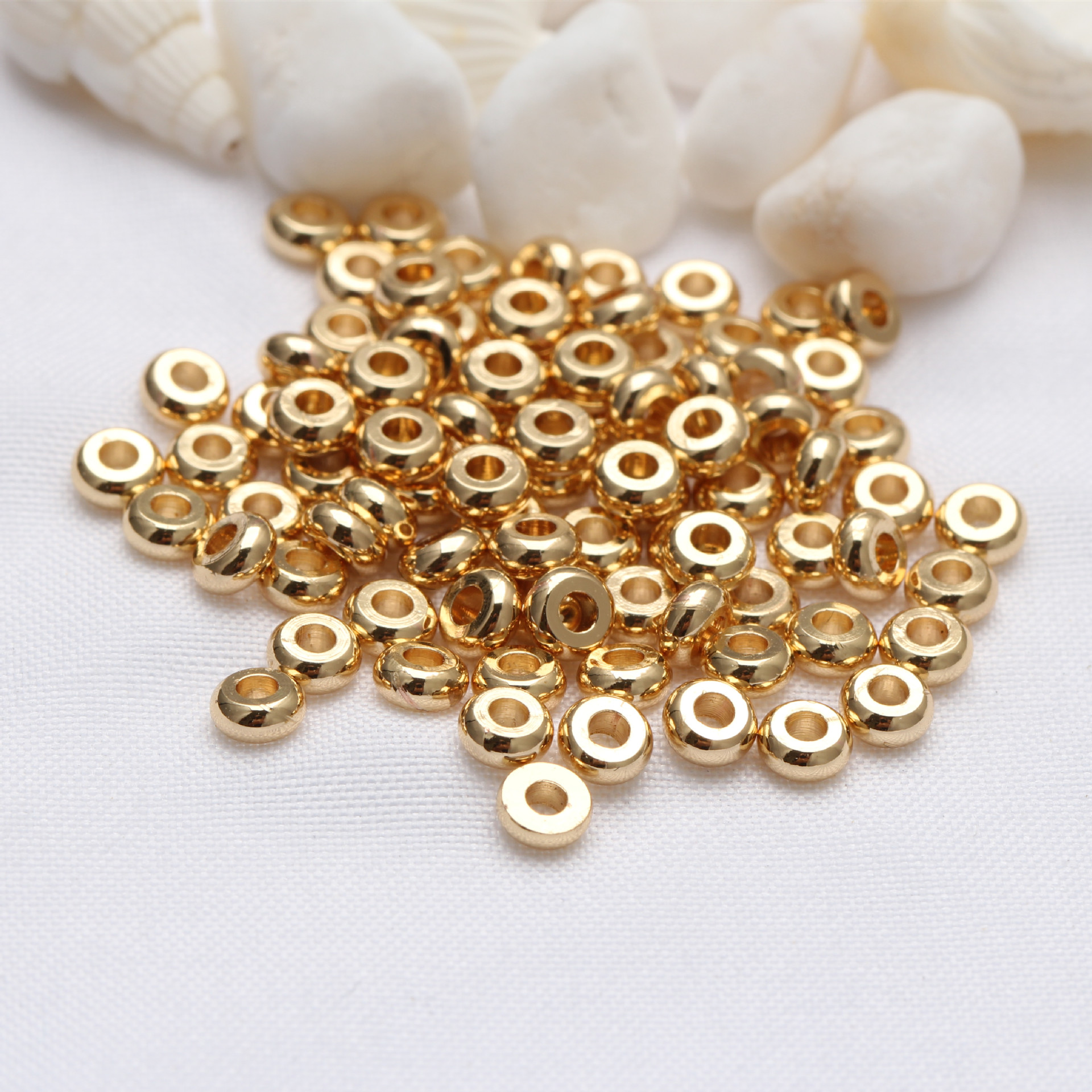 A-94 14K golden color retention 5mm