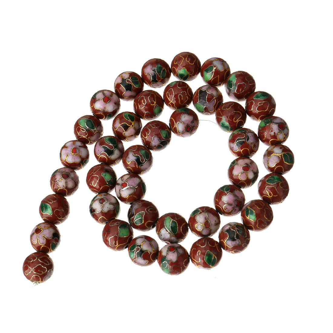 reddish-brown 10mm,40 pcs/strand