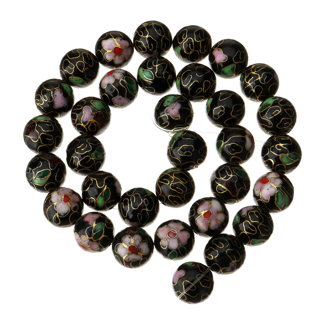 Black 12mm,33 pcs/strand