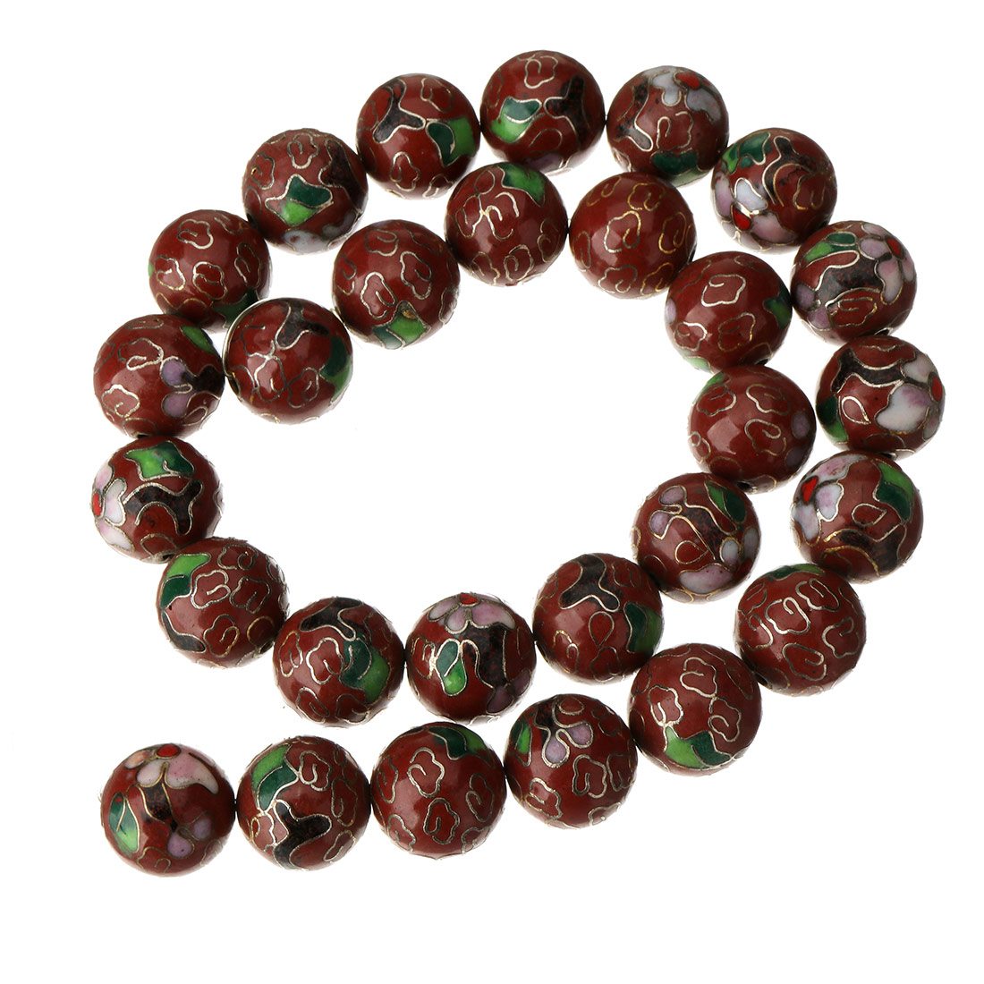 reddish-brown 14mm,28 pcs/strand