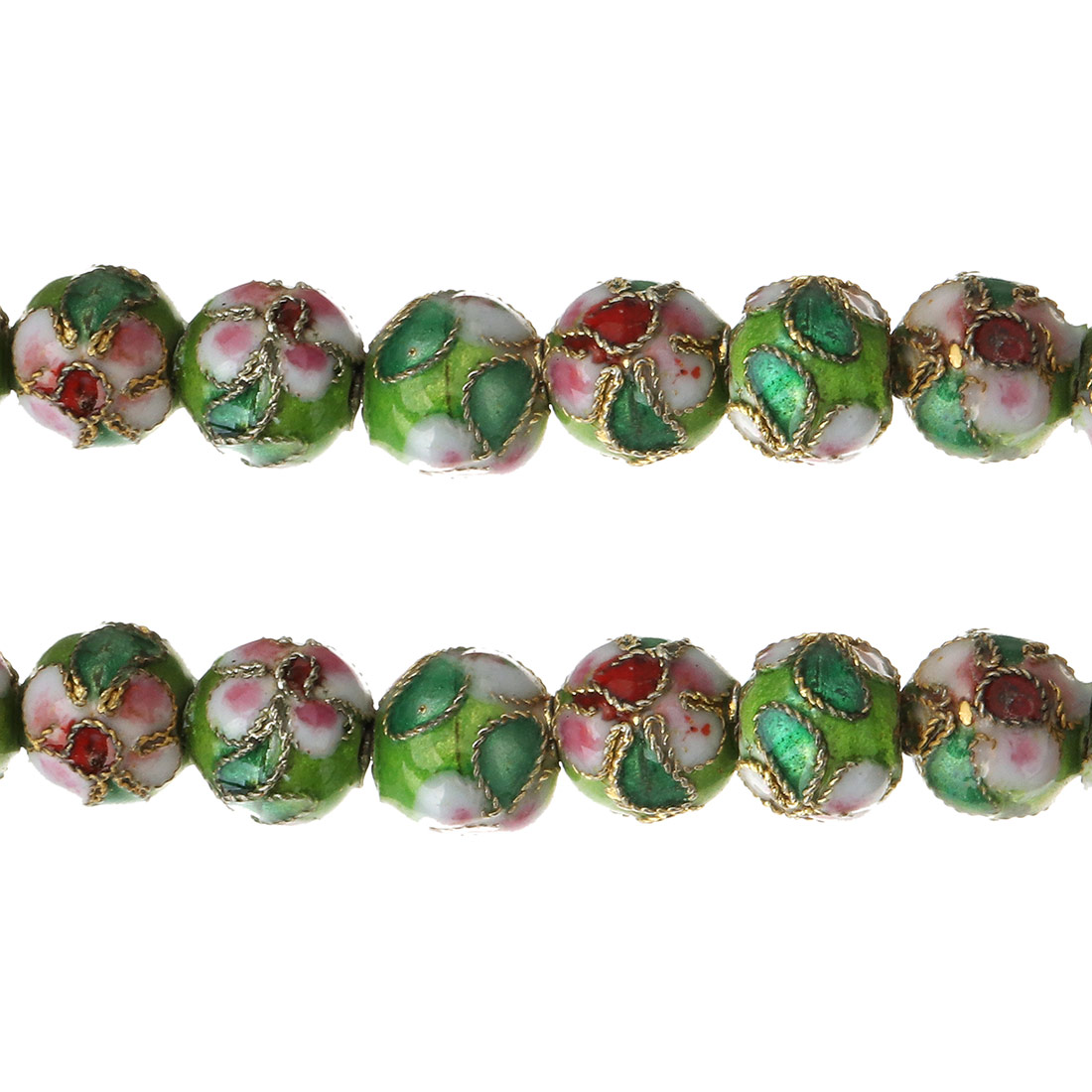 10:lawn green 8mm,50 pcs/strand